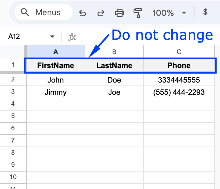 Add Your Contact Data