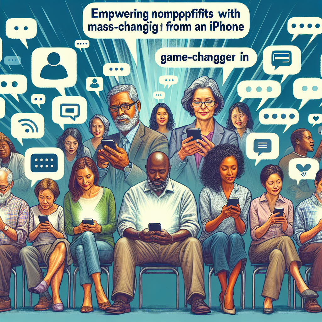 Empowering Nonprofits with Mass Text Messaging: A Game-Changer from an iPhone