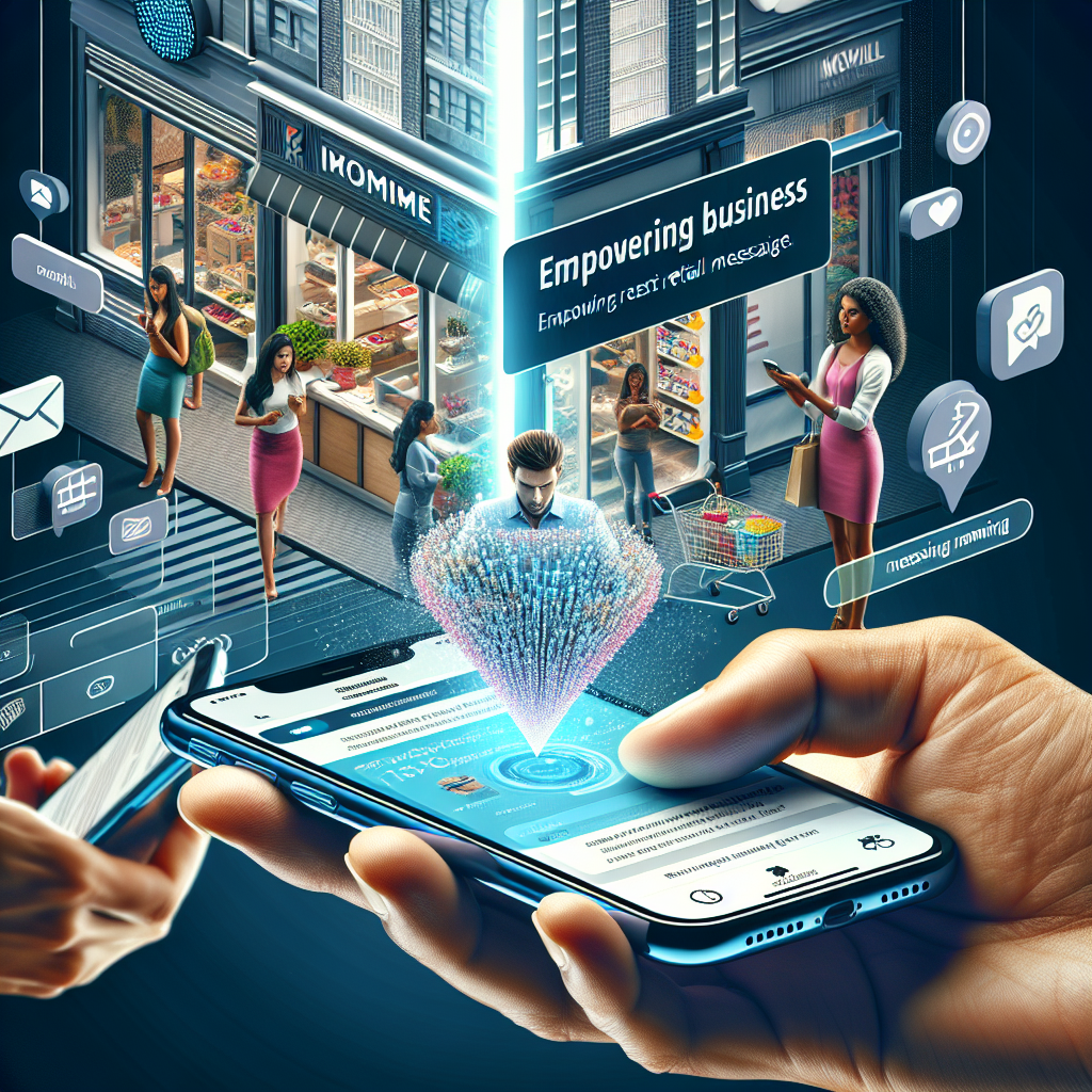 Empowering Retail Businesses: The Power of Mobile Mass Text Messaging from an iPhone